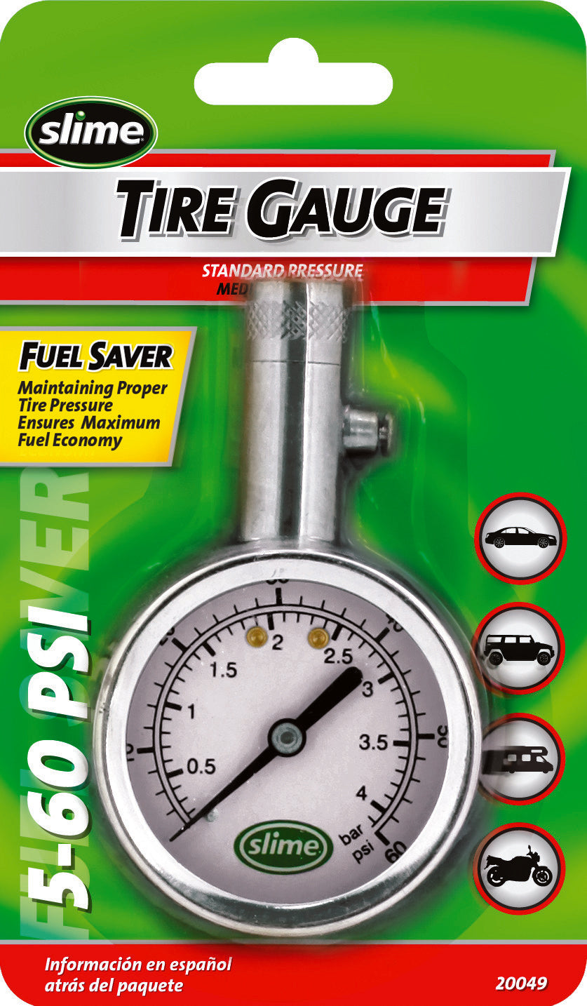 5-60 PSI DIAL GAUGE W/BLEED VALVE CHROME | 20049