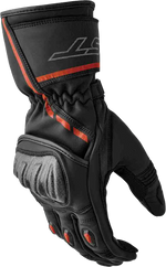 S1 GLOVE BLK/RED LEATHER