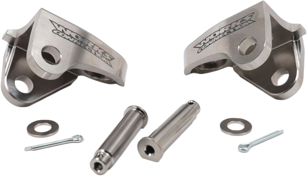 FOOT PEG MOUNT TITANIUM CRF250/450 | 20-520