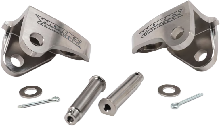 FOOT PEG MOUNT TITANIUM CRF250/450 | 20-520