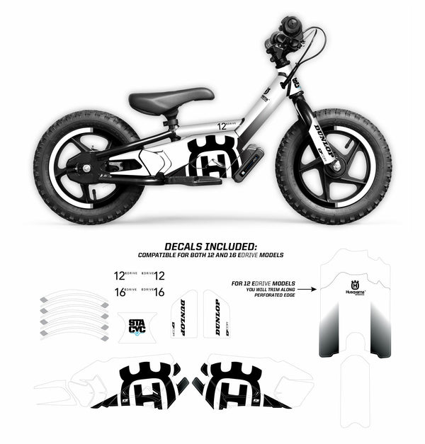 GRAPHIC KIT STACYC HUSKY GRAPHIC KIT STACYC 12" & 16"