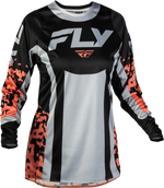 WOMEN'S LITE FLAKE JERSEY BLACK/LIGHT GREY/CORAL
