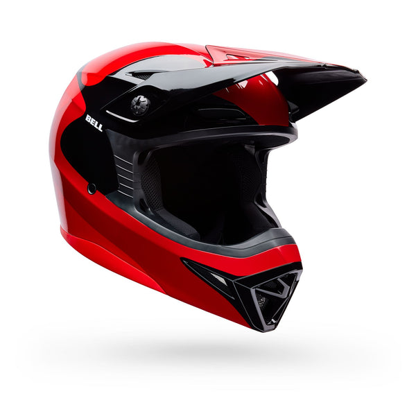 Bell MX-10 MIPS YOUTH - Red/Black Wave