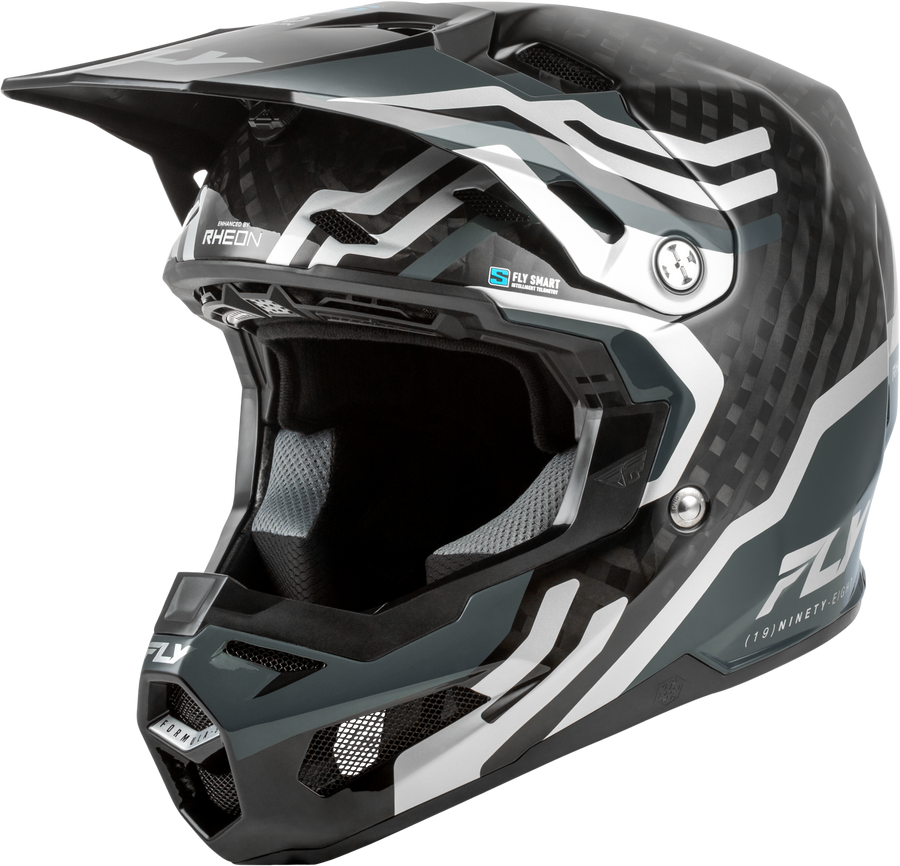 FORMULA S CARBON BYTE HELMET BLACK CARBON/GREY/SILVER