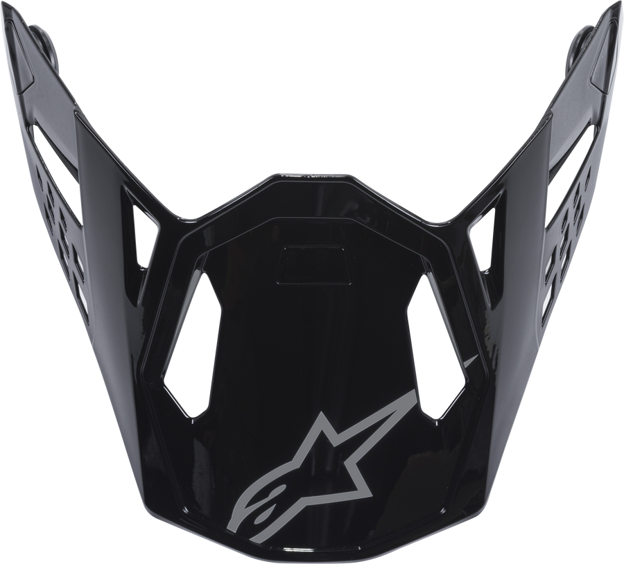 S-M10 SOLID VISOR GLOSSY BLACK