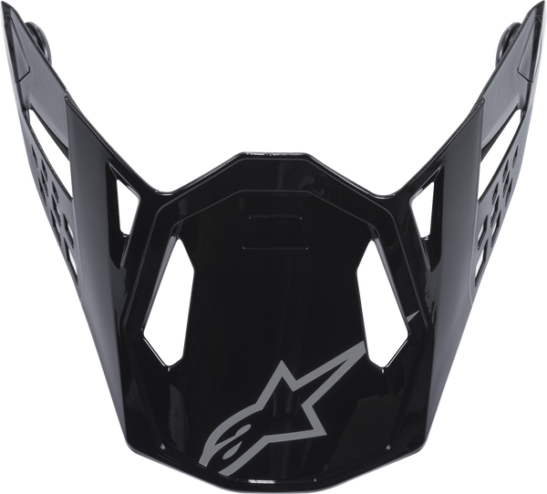 S-M10 SOLID VISOR GLOSSY BLACK