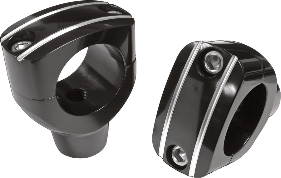 2" GROOVED BLACK RISERS