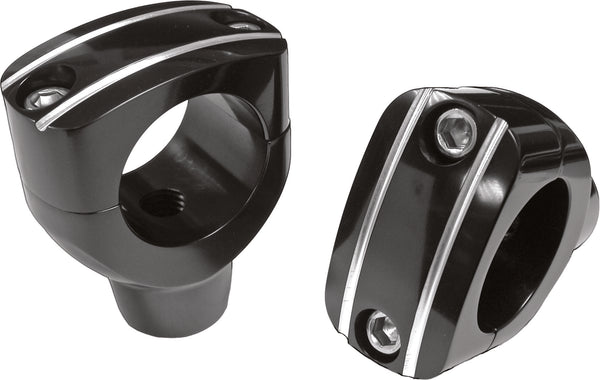 2" GROOVED BLACK RISERS