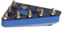 SOLID REAR BRAKE TIP BLUE | FXRB 90101 99BU