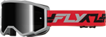 ZONE GOGGLE RED/GREY W/ BLACK MIRROR/SMOKE LENS