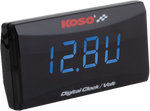 SUPER SLIM CLOCK / VOLT METER BLUE DISPLAY