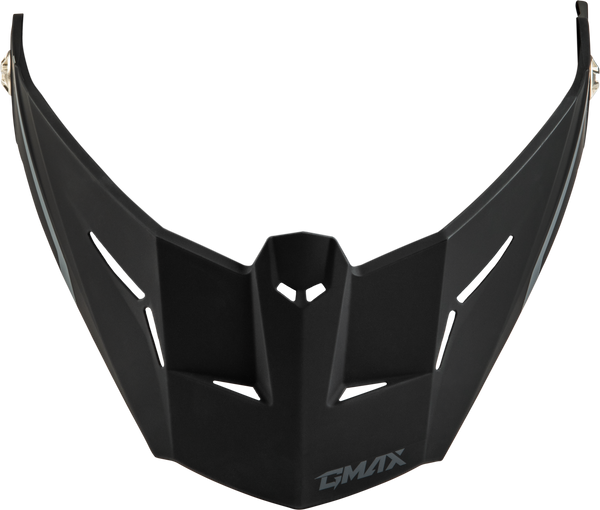 MD-74 VISOR W/SCREWS SPECTRE MATTE BLACK/RED