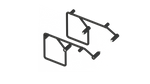 SADDLEBAG MOUNT SET PR BLACK | B15-1070B