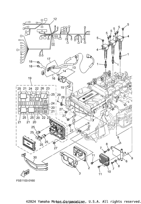 IGNITION COIL ASSY | 6EX-82310-02-00