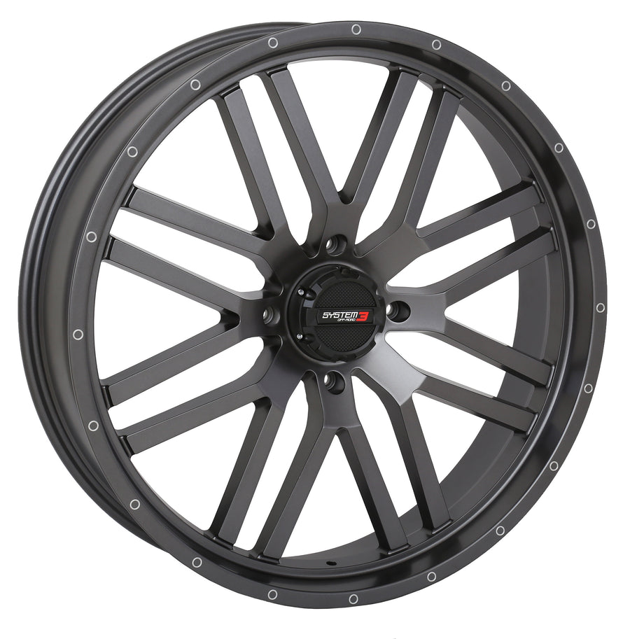 ST3 WHEEL 22X7 4+2.5 (+10MM) 4/156 MATTE GUNMETAL GREY | 22S3-1556