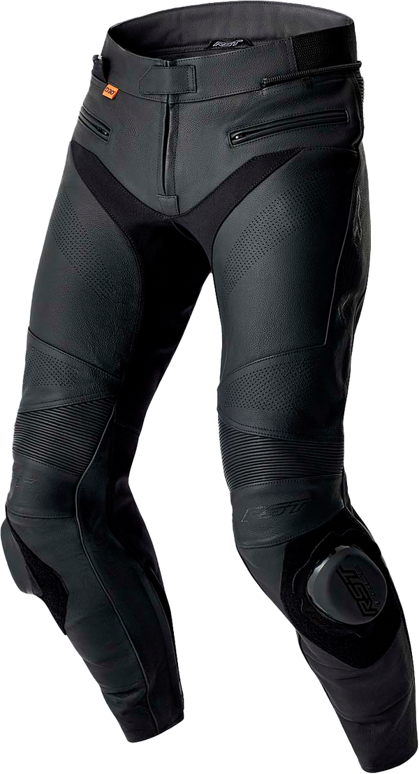 S1 D3O LL LEATHER PANTS BLACK