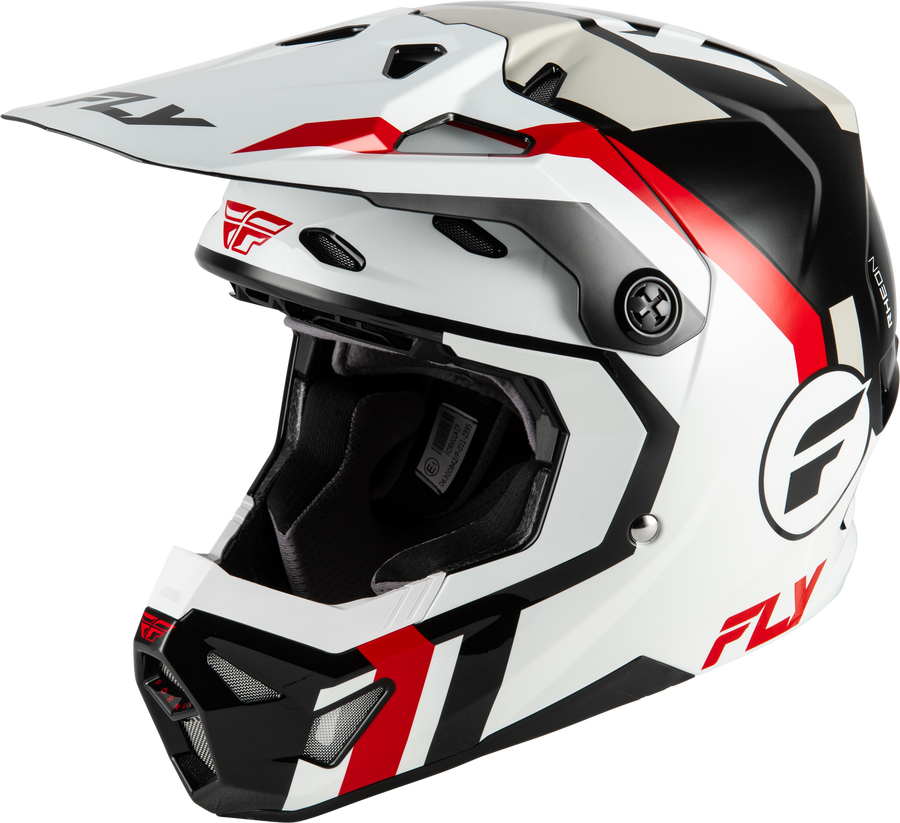 FORMULA CP SEAL HELMET WHITE/BLACK/RED