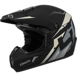MX-46 COMPOUND HELMET MATTE BLACK/GREY/WHITE LG