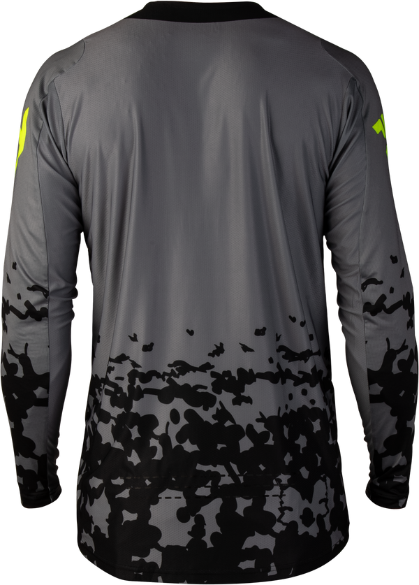 LITE FLAKE JERSEY GREY/HI-VIS/BLACK