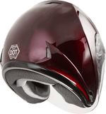 OF-17 OPEN-FACE HELMET WINE RED XS