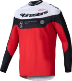 PRO-DURA JERSEY BLACK/BRIGHT RED/WHITE 2X