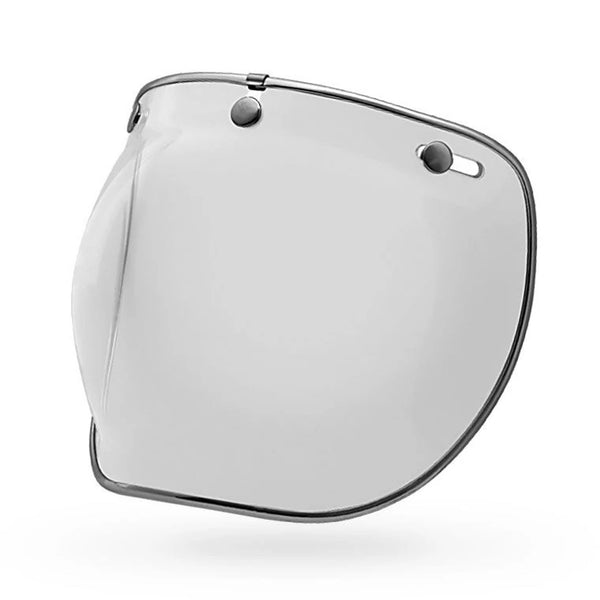 Bell 3-Snap Bubble DLX Shield - Clear
