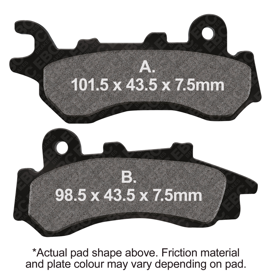 BRAKE PADS SFA723 ORGANIC SCOOTER