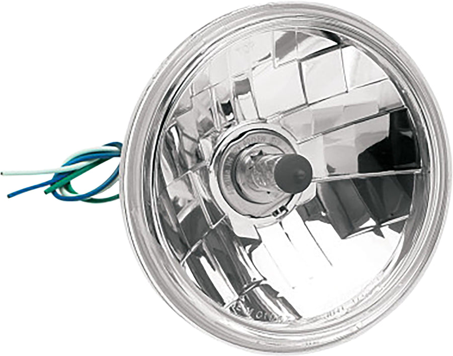 HD HEADLIGHT INSERT 5-3/4 H4 CLEAR | 38-563