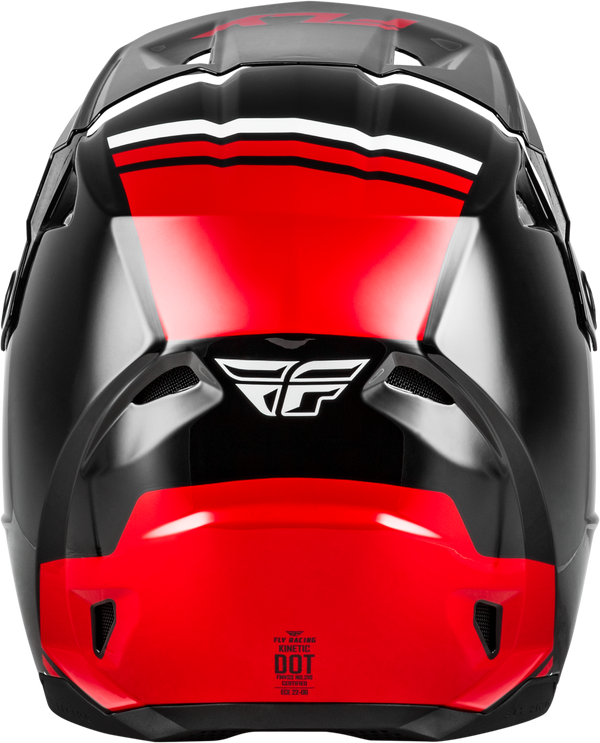 KINETIC VERDICT HELMET BLACK/RED/WHITE