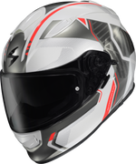 RYZER FULL-FACE HELMET SWITCH WHITE/GREY 2X