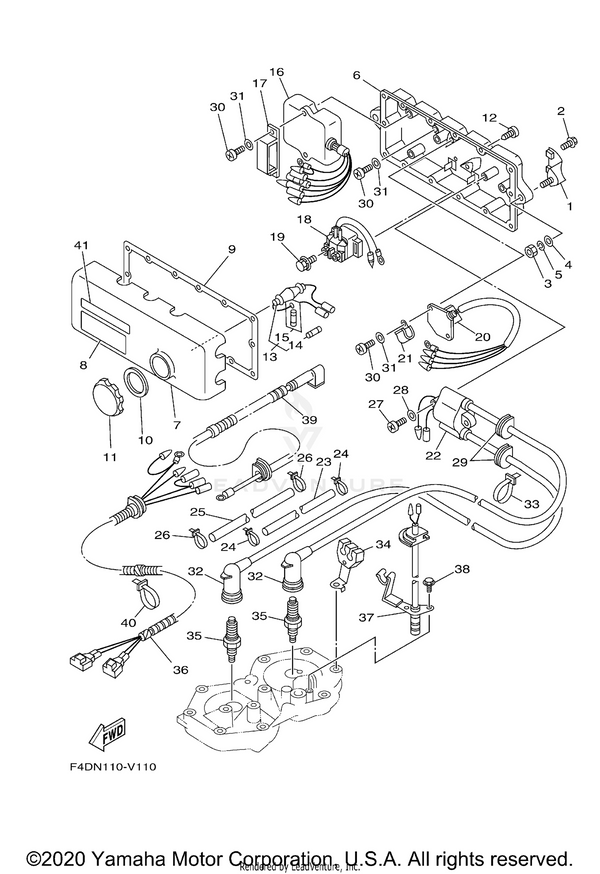 YBS66-8 WASHER, PLAIN | 92990-08200-00