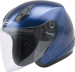OF-17 OPEN-FACE HELMET BLUE MD
