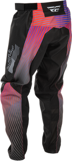 YOUTH F-16 PANTS BLACK/RED/PURPLE SZ 24