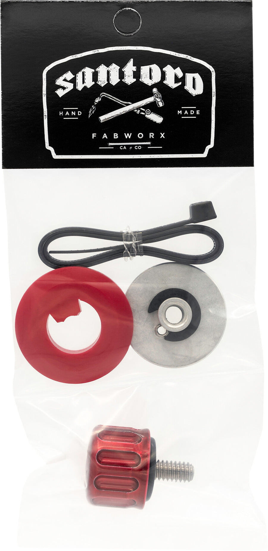 SEAT SCREW RED