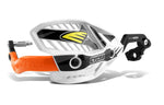 CRM WRAP AROUND HANDGUARDS 1-1/8" CLAMP - WHITE/ORANGE