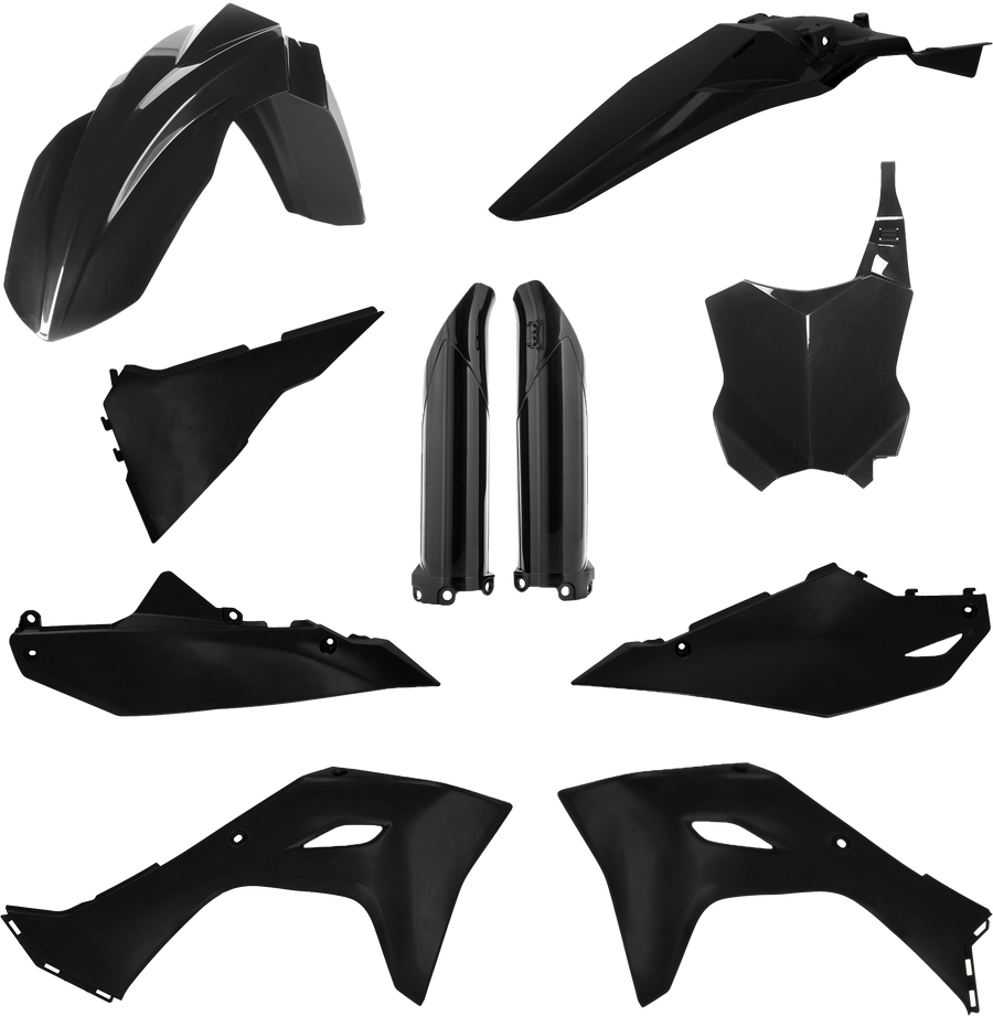 FULL PLASTIC KIT KAW BLACK