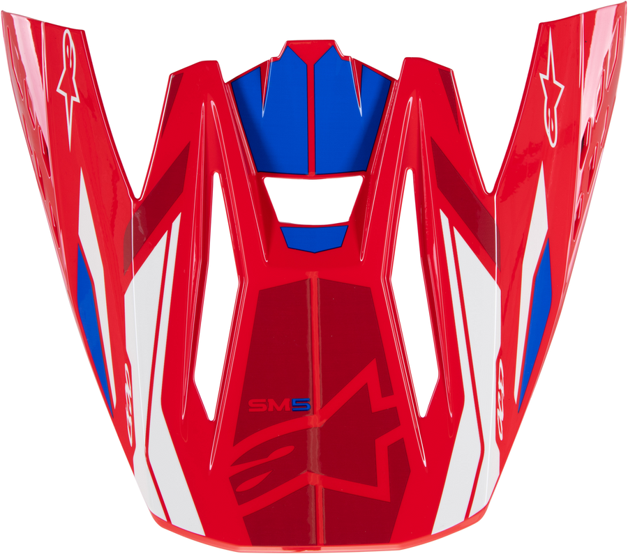S-M5 VISOR ACTION 2 BRIGHT RED/BLUE GLOSSY | 8986023-3017-OS