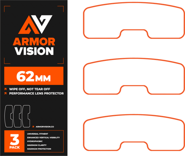 ARMOR VISION 62MM 2ND GEN 3/PK