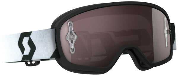 BUZZ PRO GOGGLE BLACK/WHITE W/SILVER CHROME LENS | 262602-1007269