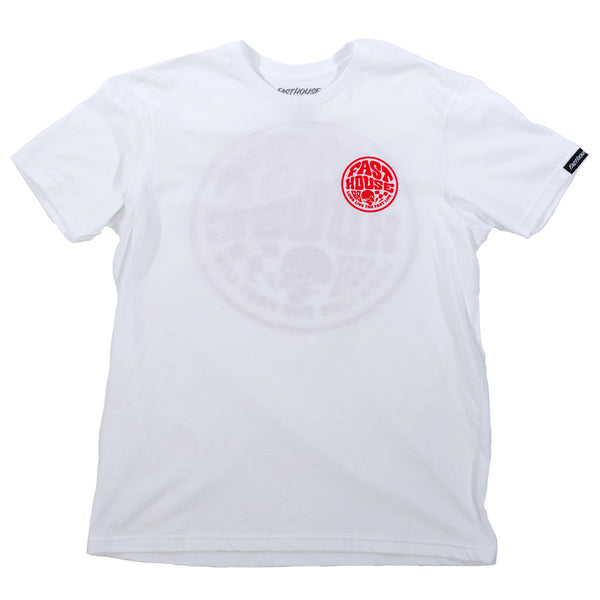 WAXED TEE WHITE