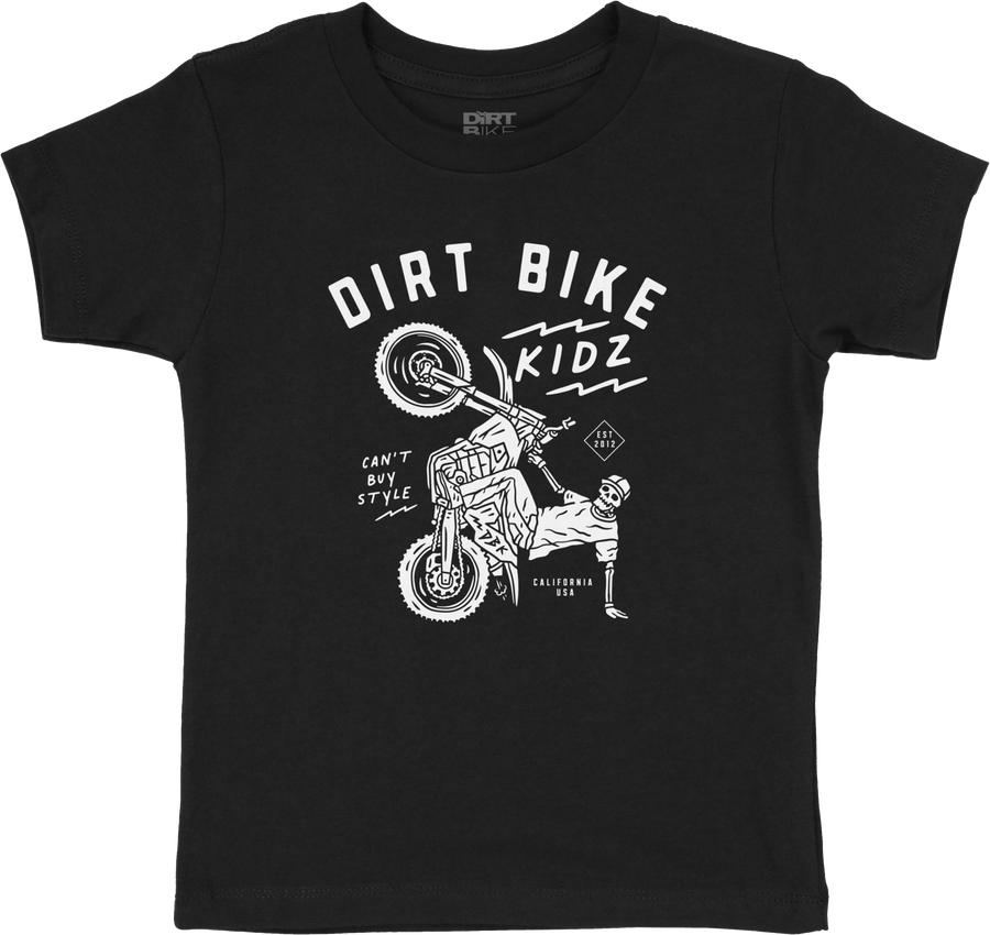 12 O'CLOCK TODDLER TEE BLACK 2T