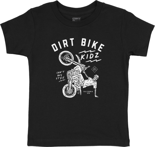 12 O'CLOCK TODDLER TEE BLACK 6T