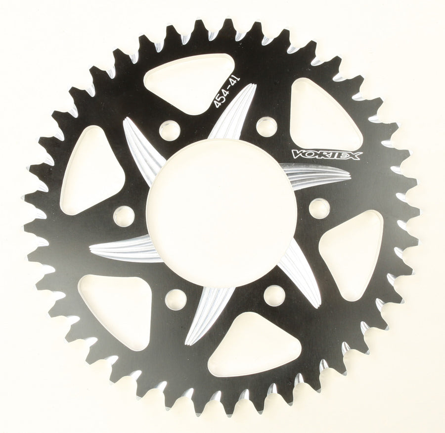 REAR CAT5 SPROCKET ALUMINUM 41T-525 BLK KAW