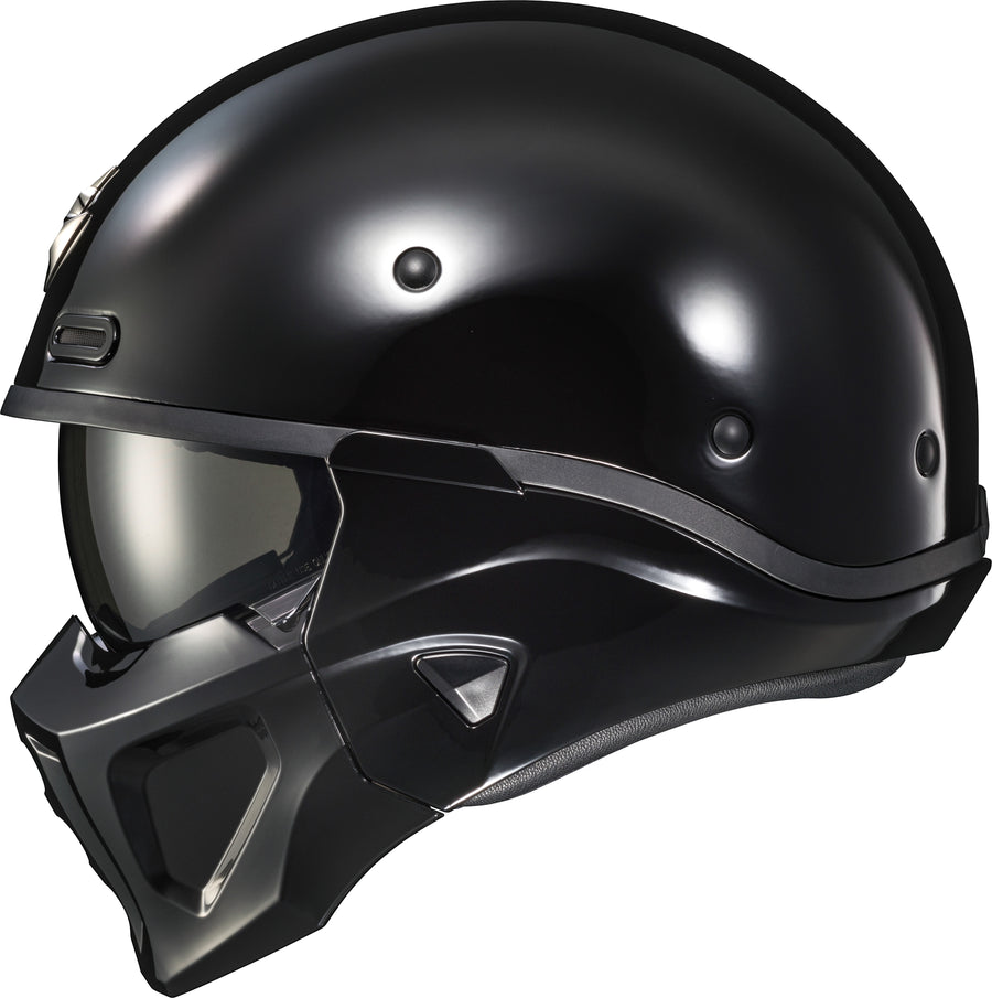 COVERT X OPEN-FACE HELMET GLOSS BLACK