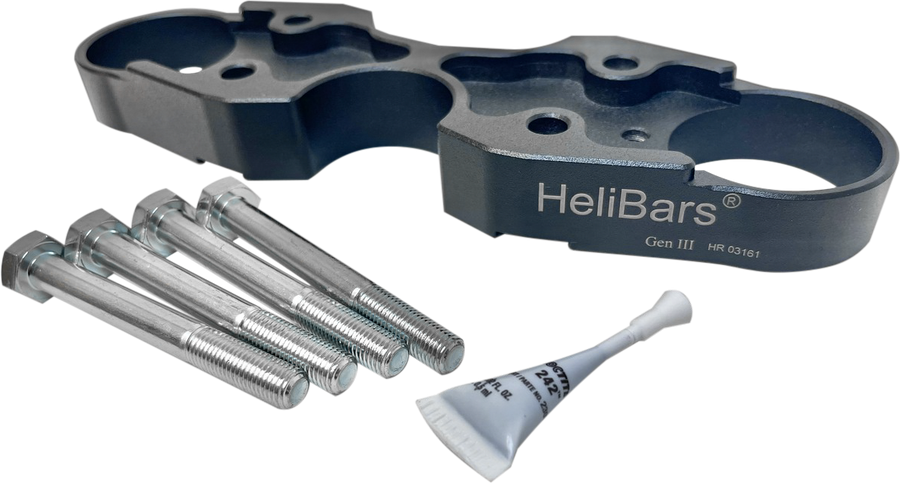 HANDLEBAR RISERS BLACK SUZ