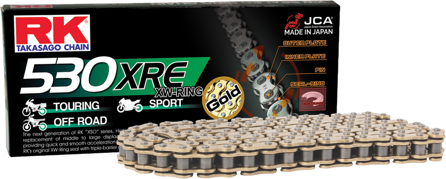 GB530XRE DRIVE CHAIN GOLD 530 X 130