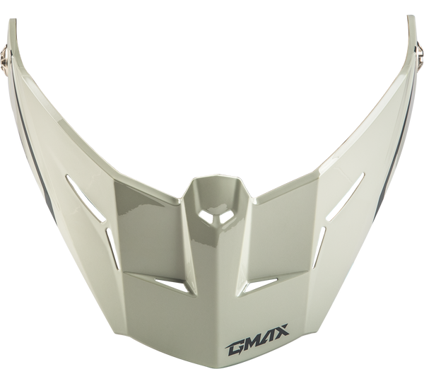 MD-74 VISOR W/SCREWS SPECTRE WHITE/RED