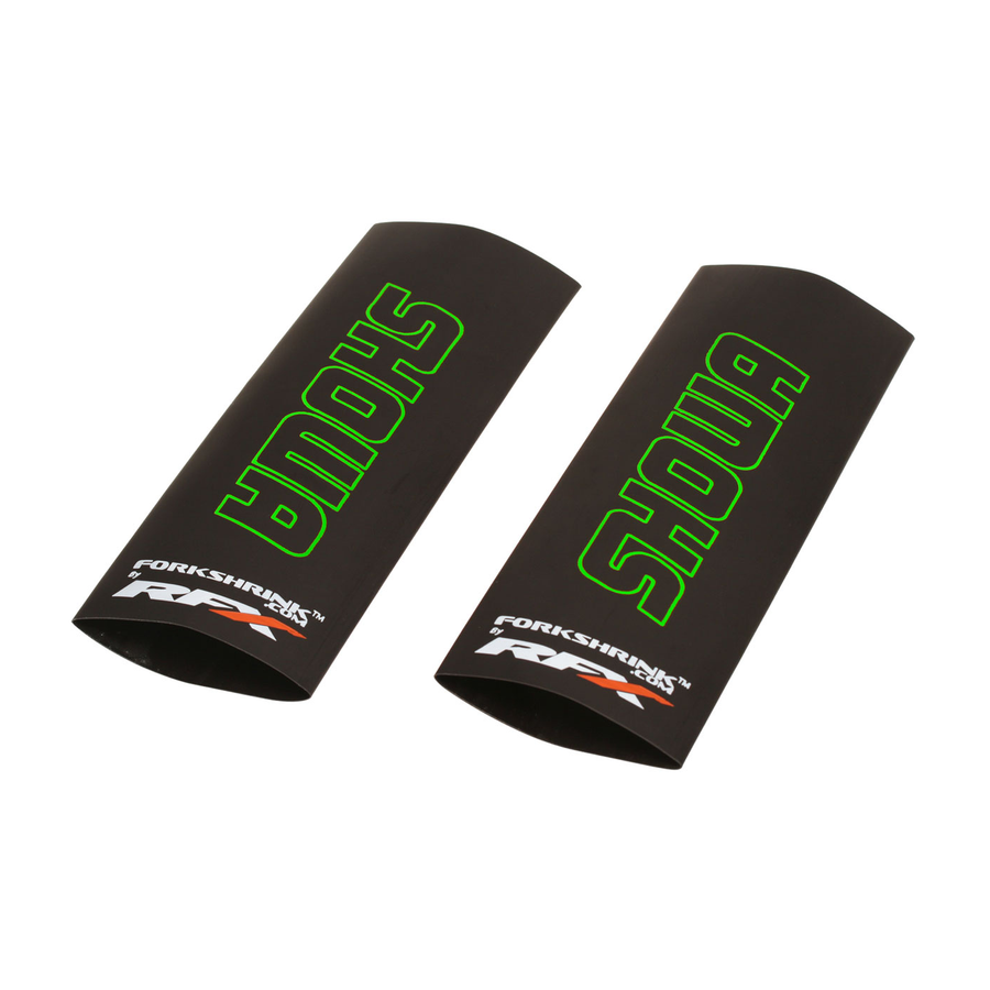 UPPER FORK GUARD GREEN SHOWA