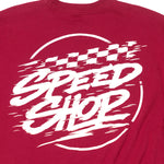 BURNER SS TEE CARDINAL
