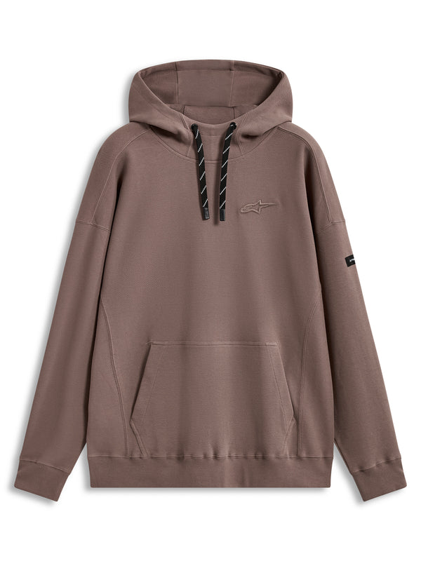 CAMINO TEXTURED OVRSIZD HOODIE TAUPE